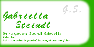 gabriella steindl business card